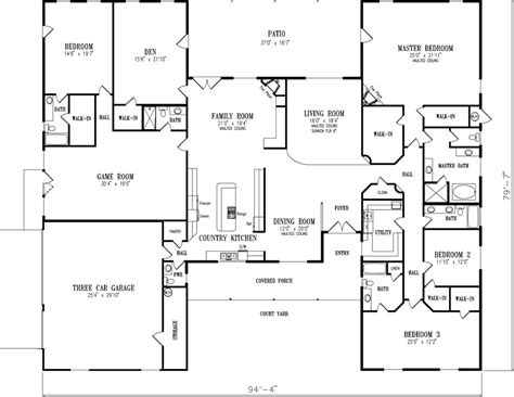 traditional house plan  bedrooms  bath  sq ft plan