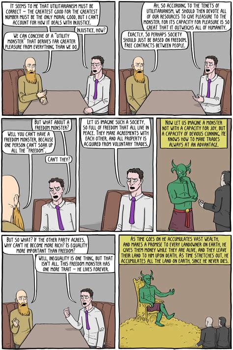 a dialogue on freedom existential comics