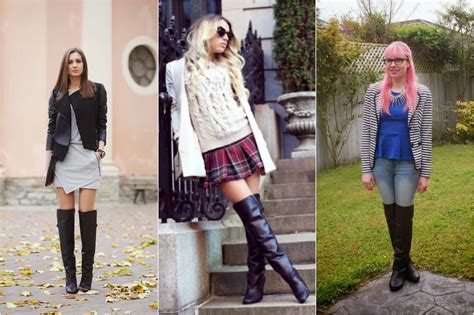 friday fashion feature over the knee boots quality rivets