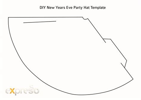 party hat template printable  printable word searches