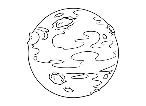 planet mars coloring page  printable coloring pages