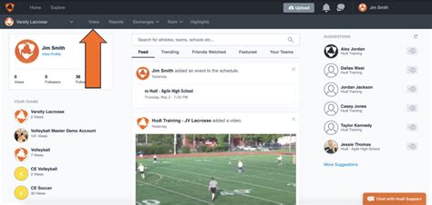 share video  files   team hudl support