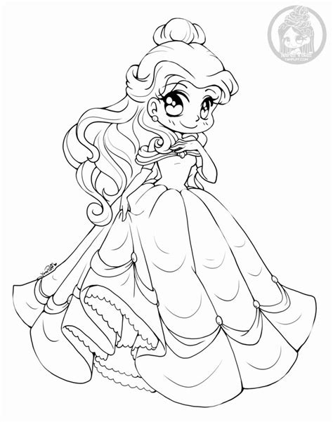 anime disney princess coloring pages   fanart  chibi