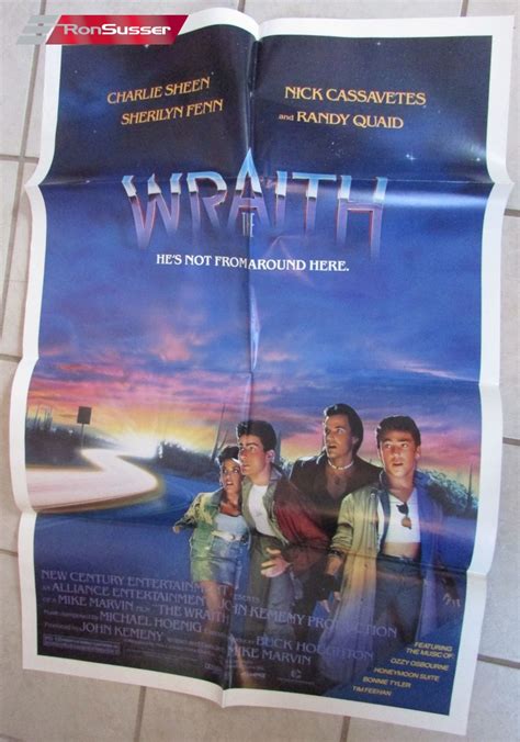 wraith original  sheet  poster  charlie sheen