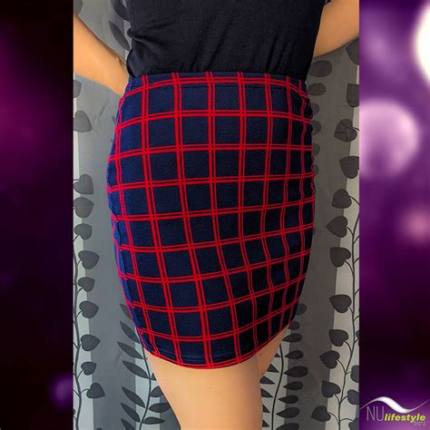 Plaid Pattern Mini Skirt Nu Lifestyle Brand