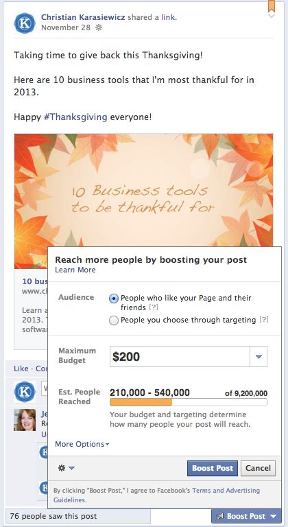 how to boost a facebook post without the facebook boost