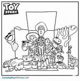 Coloring Toy Story Pages Sheet Popular sketch template