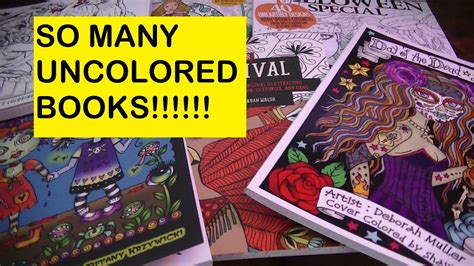 uncolored books   coloring book collection part  youtube