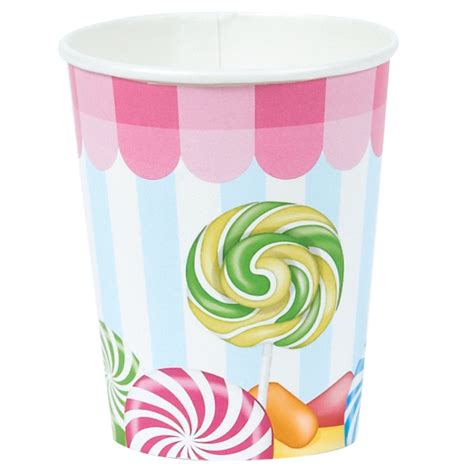 candy shoppe paper cups paper cup candy party candy balloons