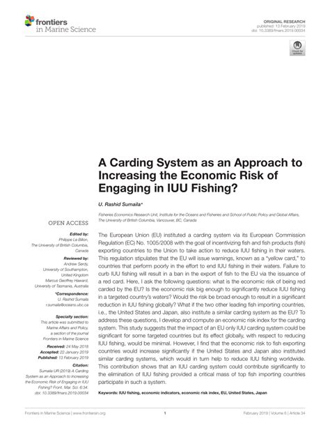 carding system   approach  increasing  economic risk