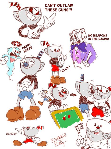 Doodle Town I Have Soooo Many Stupid Cuphead Sketches On