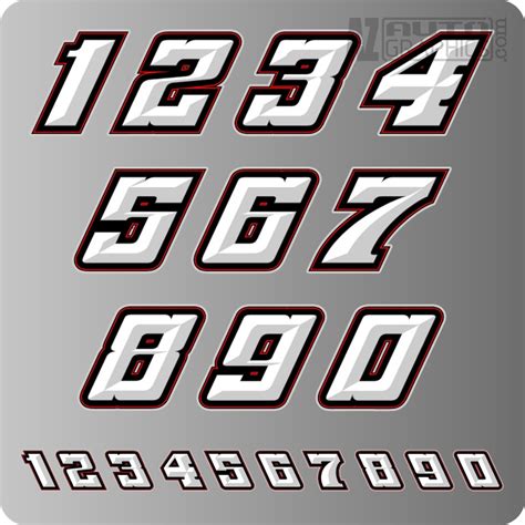 race car numbers motorsport