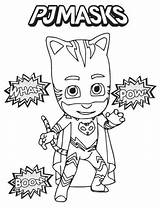 Catboy Pigiamini Gattoboy Stampare Colouring sketch template