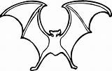 Bat Coloring Pages Wings Kids Drawing Printable Clip Bestcoloringpagesforkids sketch template