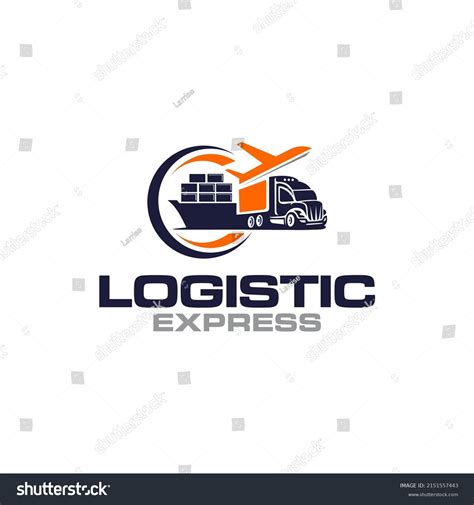 illustration graphic design express logistic transportation stock vector royalty