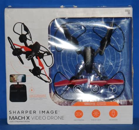 sharper image mach  video drone   max range  ft  picclick