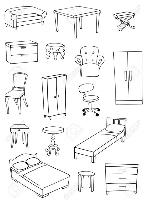 home housework furniture coloring pages hannah thomas coloring pages