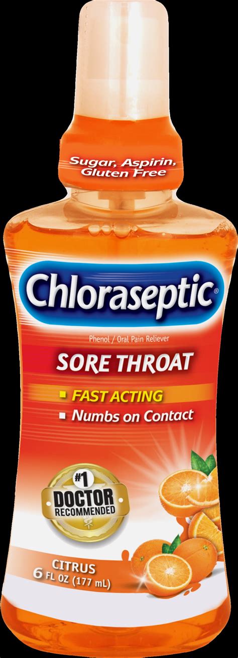 chloraseptic sore throat spray soothing citrus  oz pack   walmartcom