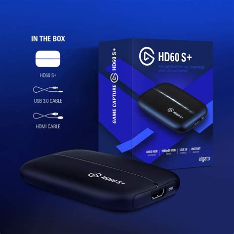 elgato game capture hd60 s 1080p60 hdr10 capture with 4k60 hdr10 zero