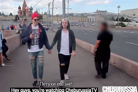 this video shows what it s like for two men to walk around