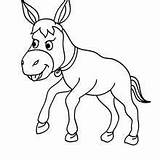 Burro Ausmalen Hellokids Esel Colorir Kawaii Donkey Granja Vaca Souris Colores Mule Kuh sketch template