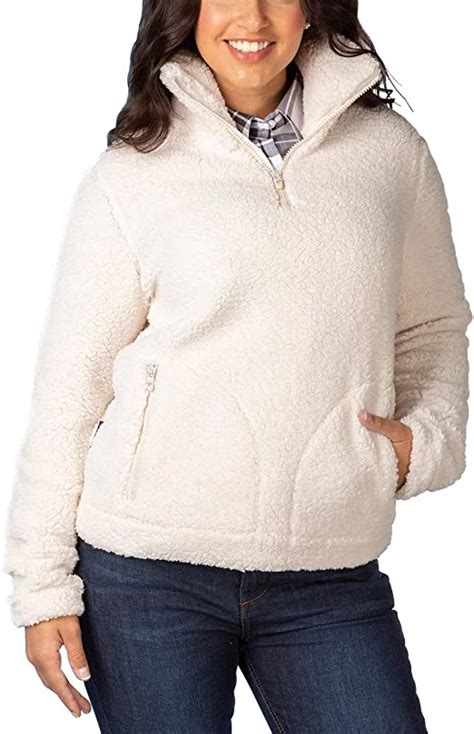 Rydale Ladies Ultra Soft Sherpa Fleece Jacket Half Zip Womens Fleece