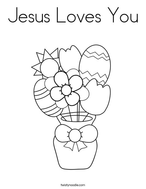 jesus loves   coloring page jesus coloring pages