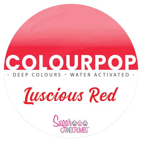 colour pop deep powder colour luscious red
