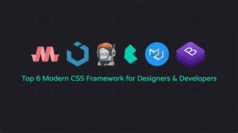 top  modern css framework  designers developers codebriefly