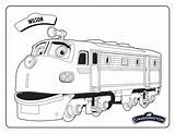 Coloring Chuggington Wilson Pages sketch template