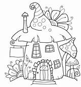 Colorare Coloring Fairy Folletti Disegni Gnomo Gnomi Gnome Woodware Bambini Hixxysoft sketch template