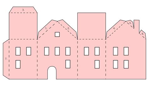 printable  buildings printable templates