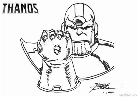 infinity gauntlet coloring page inspirational thanos infinity gauntlet
