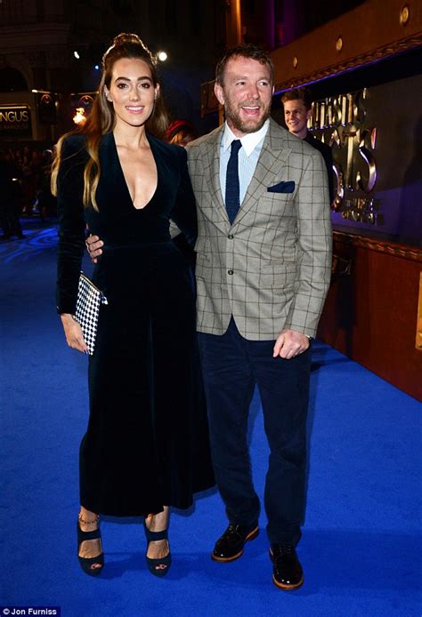 guy ritchie s wife jacqui stuns in plunging jumpsuit at fantastic