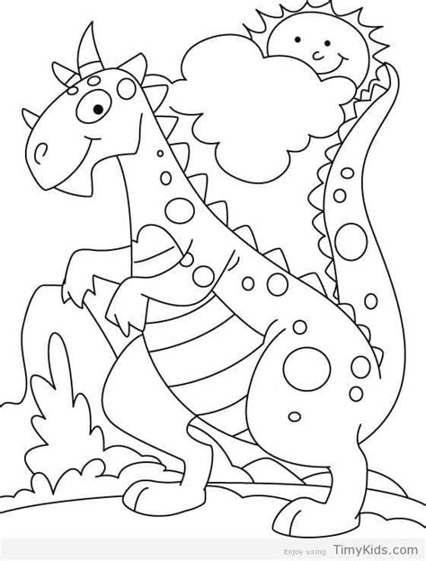pre  dinosaur coloring pages