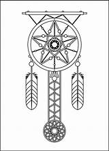 Native American Printable Coloring Designs Pages Catcher Dream Printablee sketch template