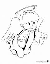 Angel Colorear Para Coloring Pages Angeles sketch template