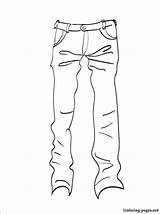Jeans Coloring Pages Drawing Color Clothing Printing Clothes Printable Kids Getdrawings Others Wear Pattern Site 1coloring 750px 4kb sketch template