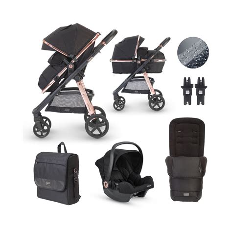miniuno toura special edition travel system rose gold  baby
