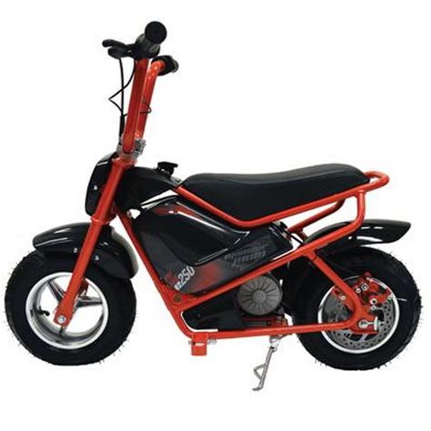 monster moto mme   electric mini bike  red