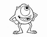Monsters Inc Coloring Mike Pages Monster Wazowski Clipart Drawing Sulley Disney Kids Color Characters Cartoon Transparent Getdrawings Bestcoloringpagesforkids Book Clipground sketch template
