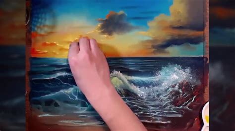 draw  ocean wave  colored pencil drawing  soul youtube
