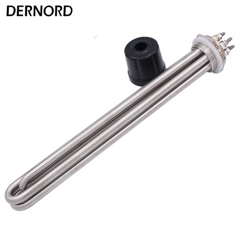 dernord  kw  stainless steel heating element electrical immersion water heater