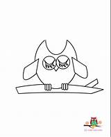 Coloring Owl Pages Owls Stencil Choose Board Cute sketch template