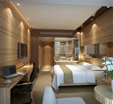 modern hotel room interior  scene   models
