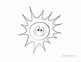 Sun Coloring Weather Kids Pages Cloud Clouds Drawing Cirrus Sunny Sunrise Templates Blank Printable Print Color Template Getdrawings Getcolorings Printables sketch template