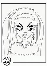 Monster High Coloring Pages Tired Abbey Book Dead Monsterhigh Lagoona Blue sketch template