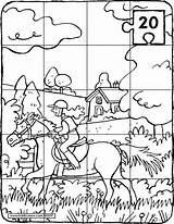 Puzzles sketch template