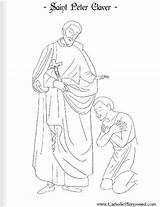 Coloring St Peter Pages Ignatius Antioch Catholic Getcolorings Color Kids Template sketch template
