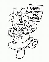 Mothers Coloring Happy Mom Pages Kids Printables Mother Wuppsy Tags Find sketch template